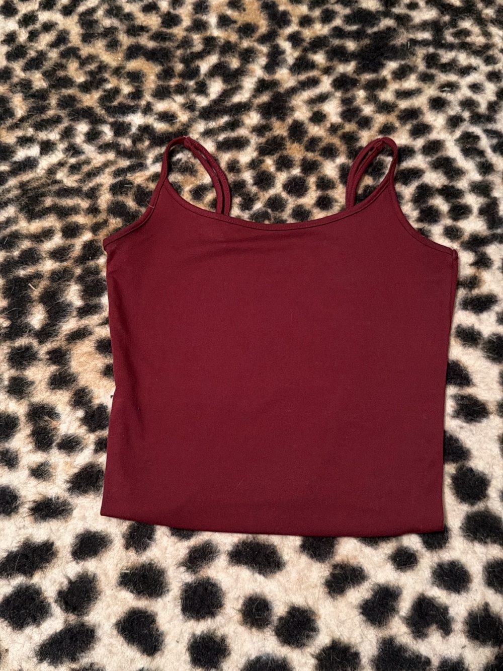 Target Burgundy Spaghetti Strap Camisole